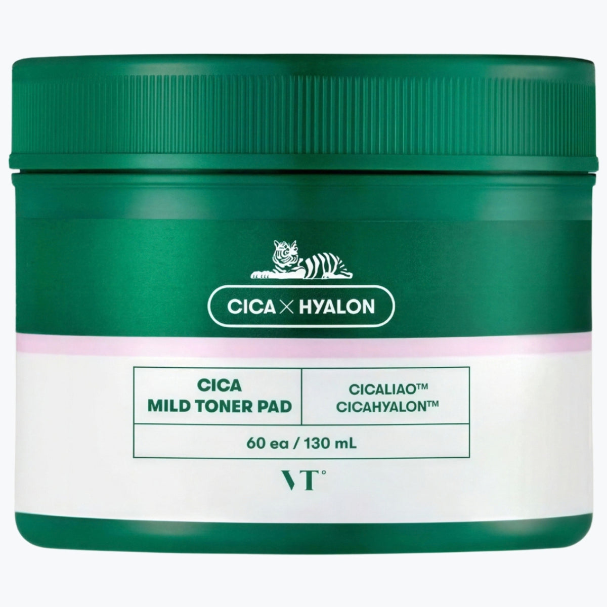 VT Cosmetics Cica Mild Toner Pad 130ml 60-Pads