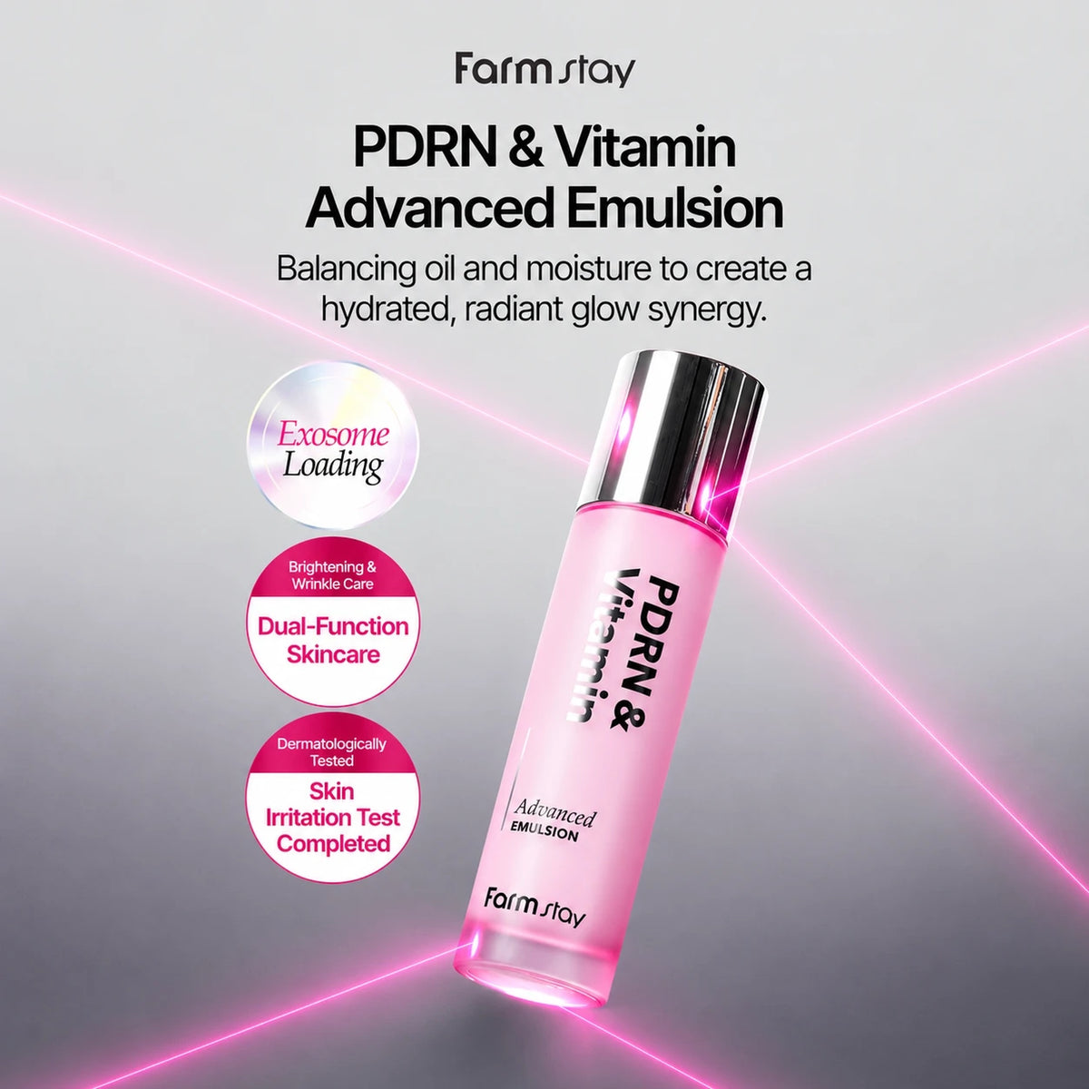 Farm stay PDRN & Vitamin Advanced Emulsion 100ml