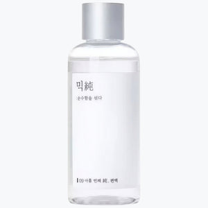 mixsoon essensflaska i plast, genomskinlig med silverfärgat lock, 100 ml