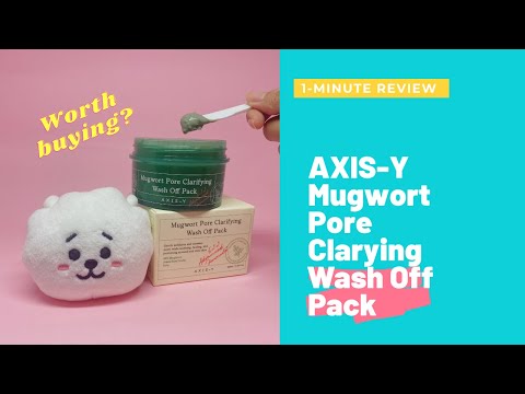 Axis-Y Mugwort Pore Clarifying Wash Off Pack 100ml