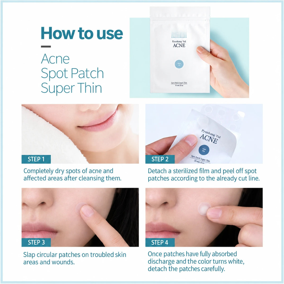Pyunkang Yul Acne Spot Patch Super Thin 15-Patches