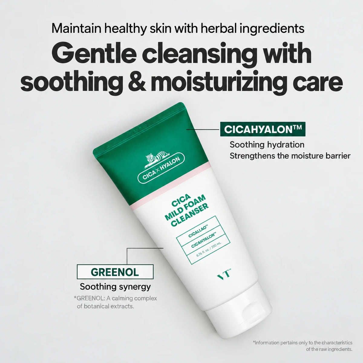 VT Cosmetics Cica Mild Foam Cleanser 300ml