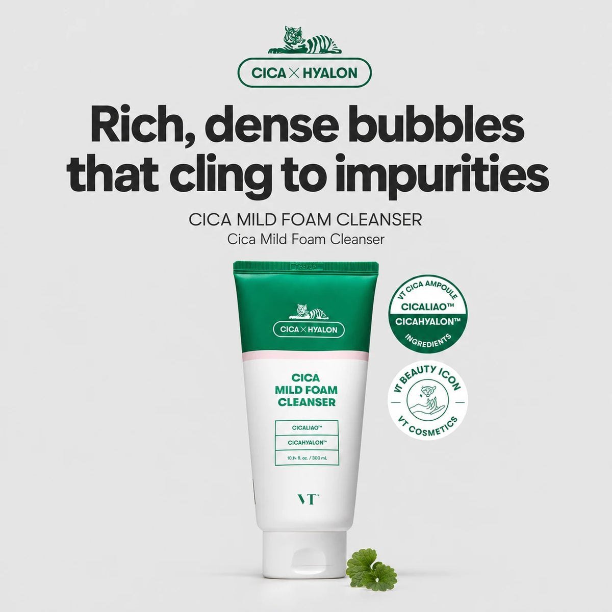 VT Cosmetics Cica Mild Foam Cleanser 300ml